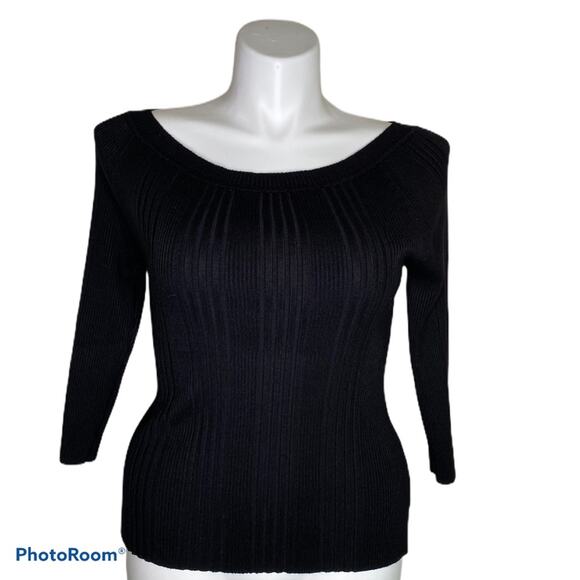 Energie black knit top - Picture 1 of 5